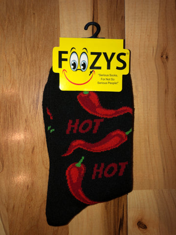 Hot Pepper Sock (Black)