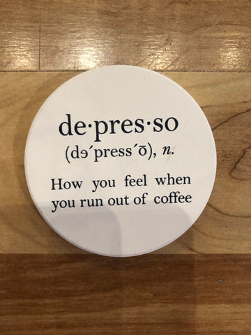 Depresso Car Coaster