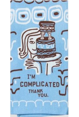 I'm Complicated Thank You Dish Towel