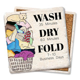 Wash Dry Fold Drink Coaster