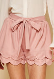 Mauve Tiered Shorts
