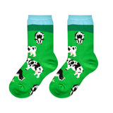 Kids Cow Socks- size 4-7