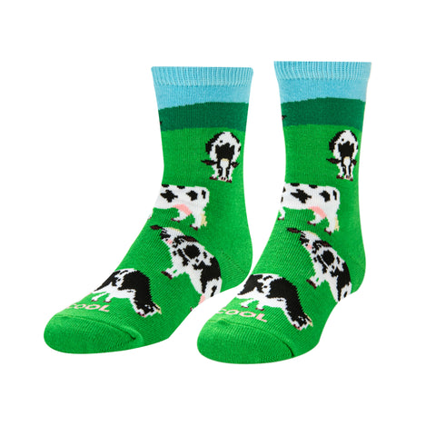 Kids Cow Socks- size 4-7
