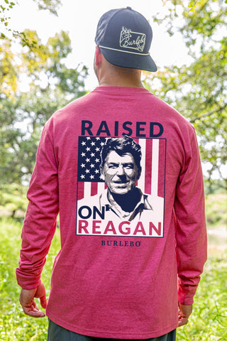 Raised on Reagan- LS Crimson
