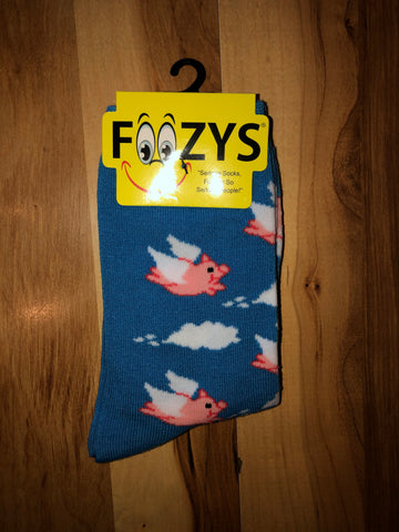 Cat and Fish Bowl Socks