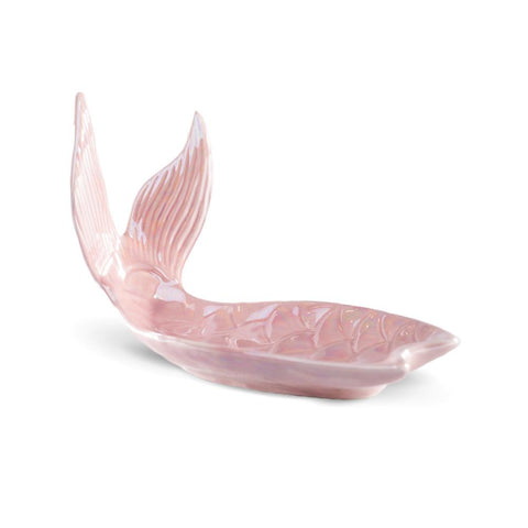 Pink Iridescent Mermaid Tail Soap Dish