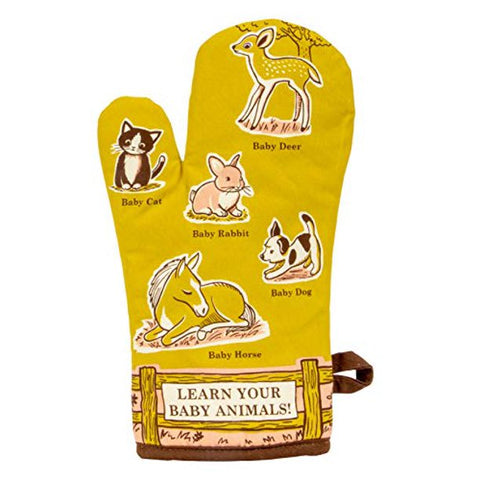 LEARN YOUR BABY ANIMALS OVEN MITT