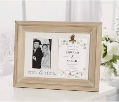 Mr. & Mrs. Wedding Keepsake Frame