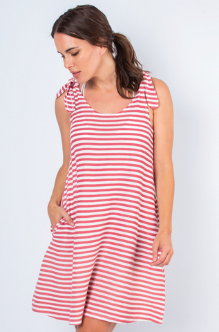 Striped Dress (Carolina, Punch, or White)