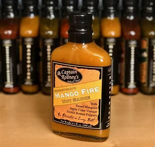 Captain Rodney's Private Reserve Mango Fire Hot Sauce