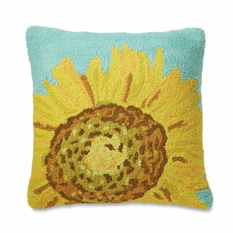 Sunflower Hooked Pillow